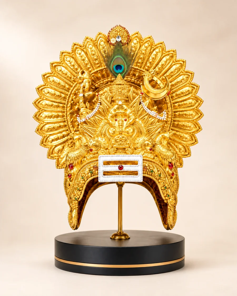 Ceremonial gold kireedam